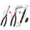 NEW 8" 60-Degree Electrical Disconnect Pliers For Automotive Connectors & Sensors - Angled Wire Plug Removal Tool
